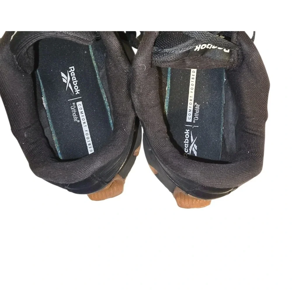 Reebok‎ Mens Zig Dynamica 2.0 Athletic Shoes Size 12 Black Gum Running Sneakers